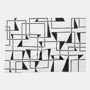 Linge De Cuisine Art motif géométrique cool moderne, urbain, audaci