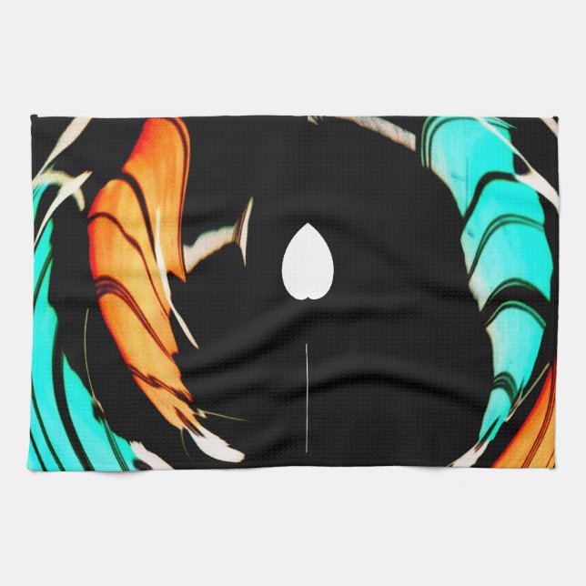 Linge De Cuisine Art Motif traditionnel africain Imprimer (Horizontal)