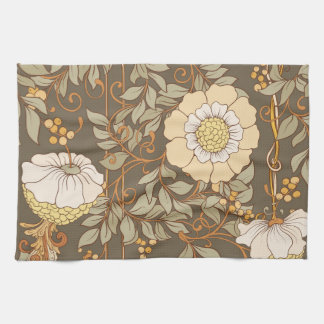 Linge De Cuisine Art Nouveau : Vintage Floral Décoratif.