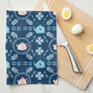 Linge De Cuisine Art populaire scandinave Hygge Noël cosy théière