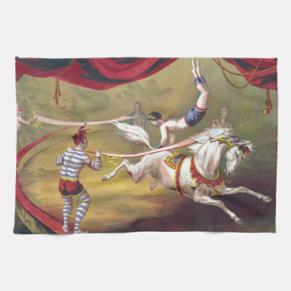 Linge De Cuisine Art vintage de cirque de Loi de bannière