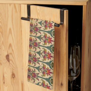 Linge De Cuisine Arts & Crafts Craftsman et Mission frise florale