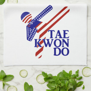 Linge De Cuisine Arts Martiaux Patriotiques USA Tae Kwon Do