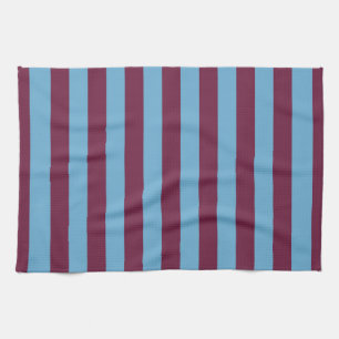 Linge De Cuisine Aston Villa stripes football club colors premier l