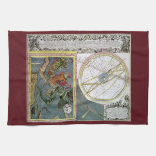 Linge De Cuisine Astronomie Vintage, trajectoire d'une comète par M
