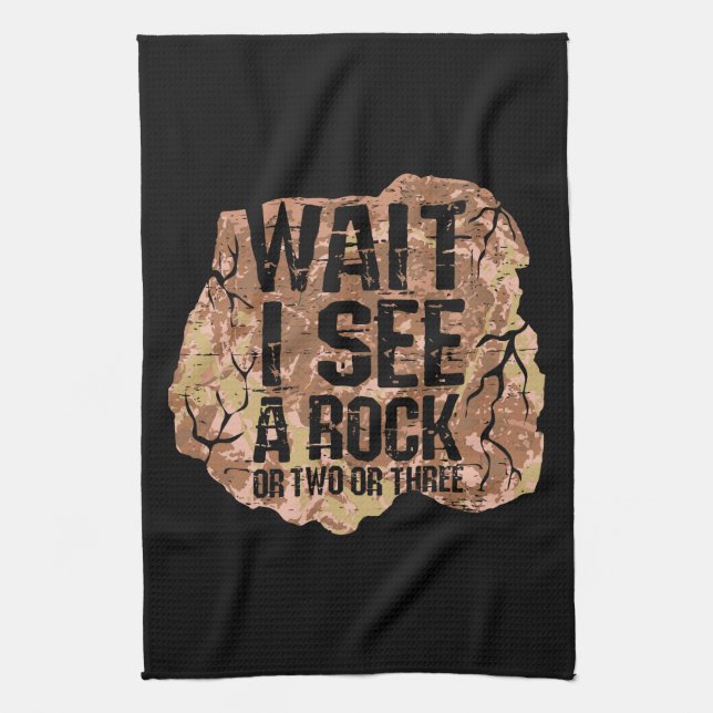 Linge De Cuisine Attends De Voir Un Rock (Vertical)