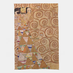 Linge De Cuisine Attente par Klimt Art Nouveau victorien vintage