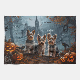 Linge De Cuisine Australien Terrier Halloween nuit chien délice