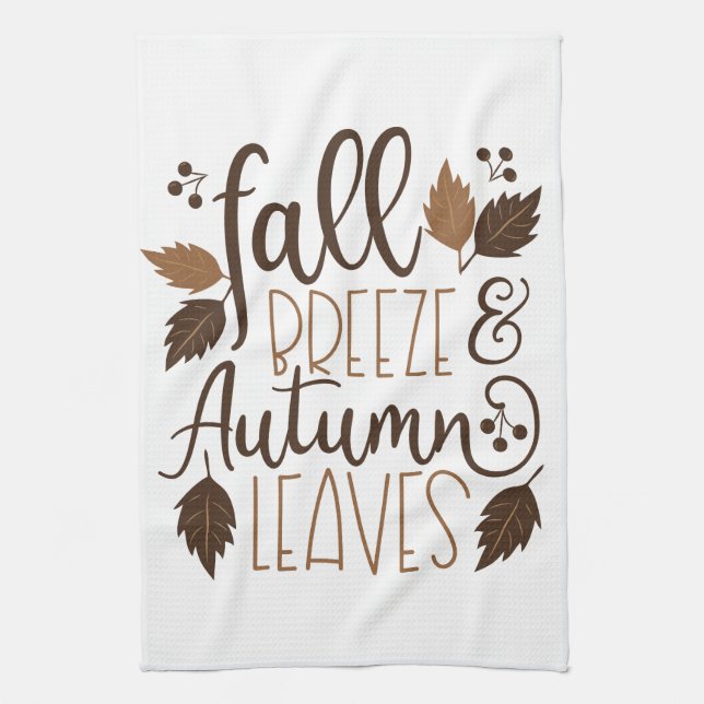 Linge De Cuisine Automne Breeze Feuilles d'automne (Vertical)
