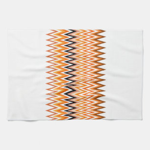 Linge De Cuisine Automne Couleur Chevron Motif
