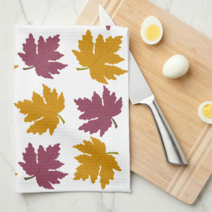 Linge De Cuisine Automne Feuille