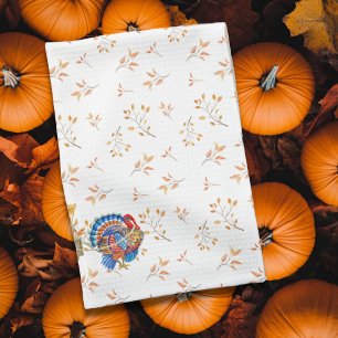 Linge De Cuisine Automne Thanksgiving Turquie Citrouille Wagon