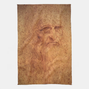 Linge De Cuisine Autoportrait de Léonard de Vinci, Art Renaissance