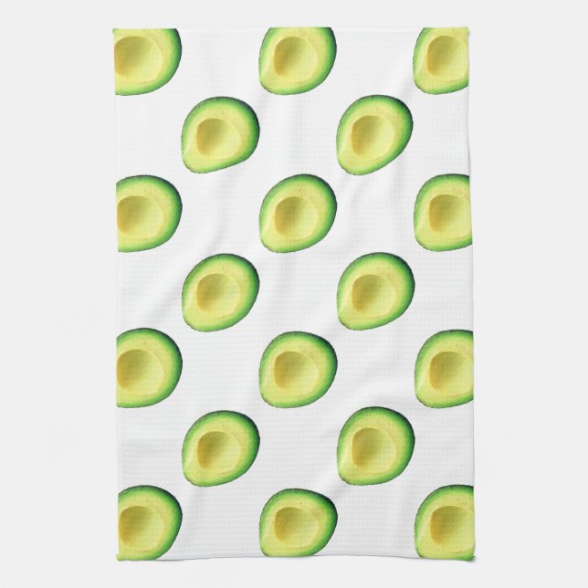Linge De Cuisine Avocado Fiesta Guacamole Green 4Flo (Vertical)