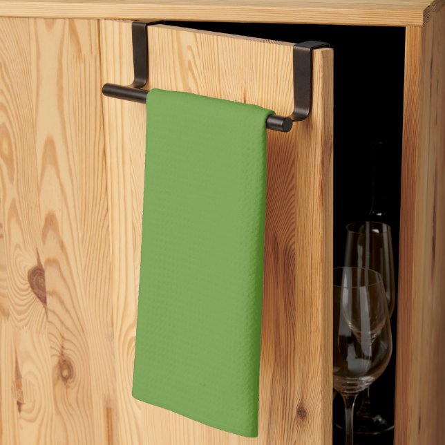 Linge De Cuisine Avocado Green (Pliage en tiers)