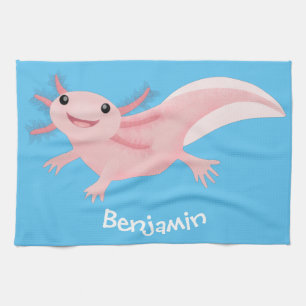 Linge De Cuisine axolotl rose pâle
