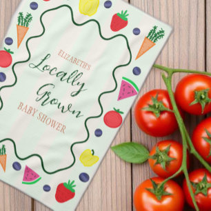 Linge De Cuisine Baby shower de marché des fermiers cultivés locale