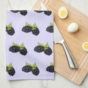 Linge De Cuisine Baies-mûres d'été Blackberry Berry Berries