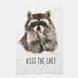 Linge De Cuisine Baiser drôle de citation les ratons laveurs