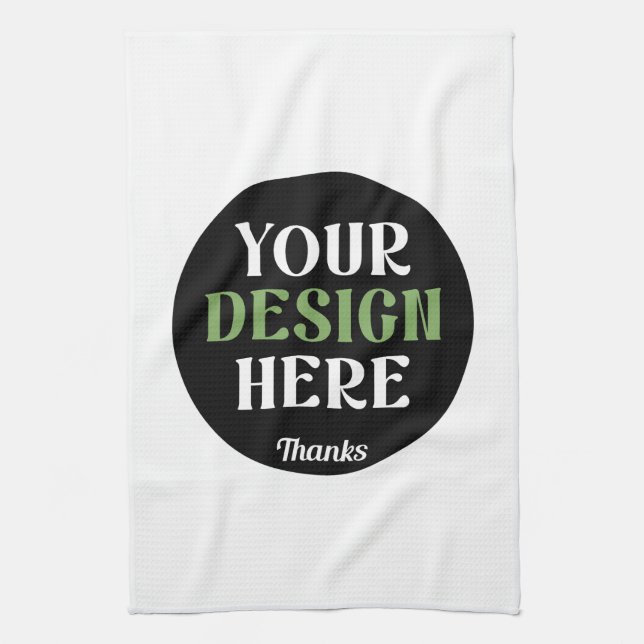 Linge De Cuisine baiser personnalisé, unique, élégant et minimalist (Vertical)