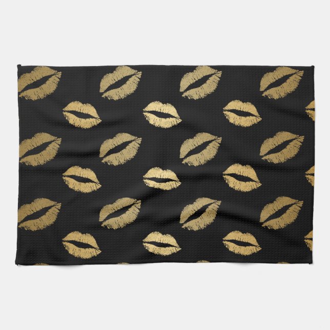 Linge De Cuisine Baisers d'or (Horizontal)
