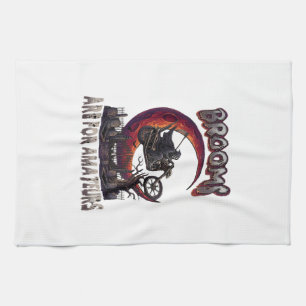 Linge De Cuisine Balais Amateurs Grim Reaper Moto Halloween R
