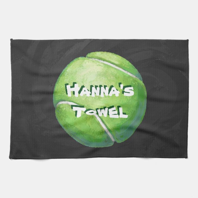 Linge De Cuisine balle de tennis pour animaux personnels (Horizontal)