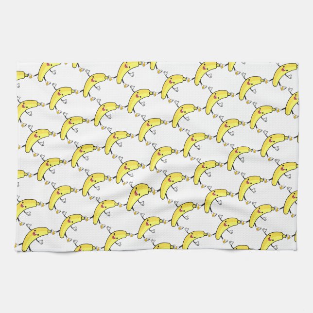 Linge De Cuisine Bananes (Horizontal)