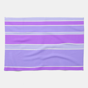 Linge De Cuisine Bandes violettes