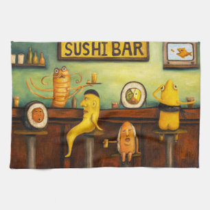 Linge De Cuisine Bar à sushis