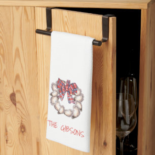 Linge De Cuisine Barre de fond de couronne d'huîtres personnalisée