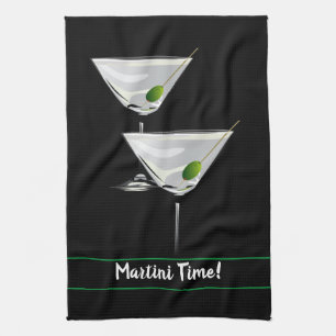 Linge De Cuisine Barre personnalisée Martini Time