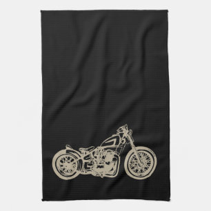 Linge De Cuisine Barre vintage de moto ou caverne d'homme