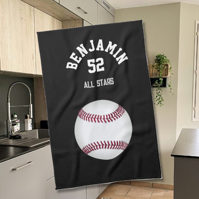 Linge De Cuisine Baseball sports towel, coach bath towel (Créateur téléchargé)