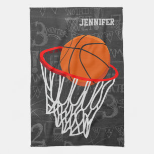 Linge De Cuisine Basket-ball personnalisé et cercle de tableau