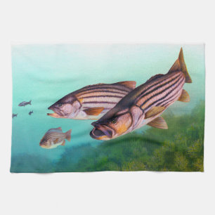 Linge De Cuisine Bass rayé