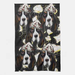 LINGE DE CUISINE BASSET HOUND 