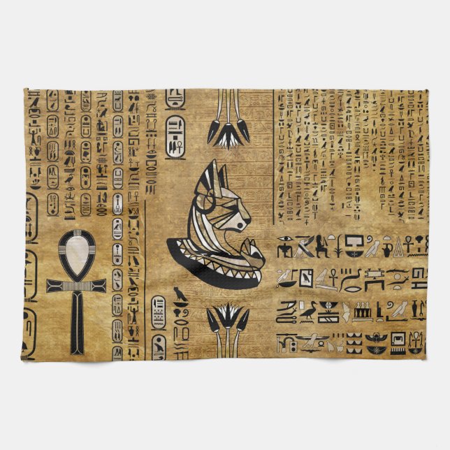 Linge De Cuisine Bastet - Déesse égyptienne (Horizontal)