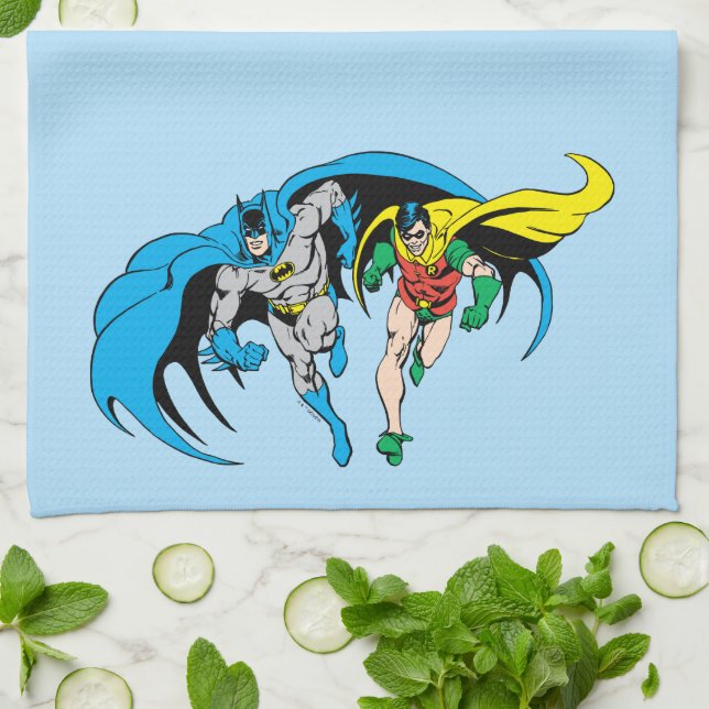 Linge De Cuisine Batman & Robin (Plié)