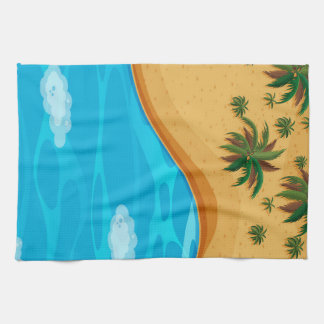 Linge De Cuisine Beau Paysage De Plage