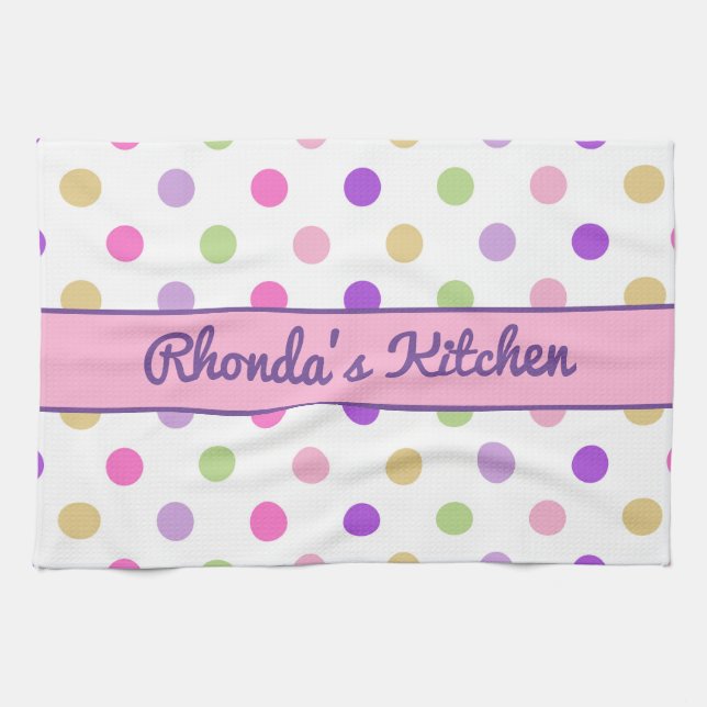 Linge De Cuisine Beau Pois (Horizontal)