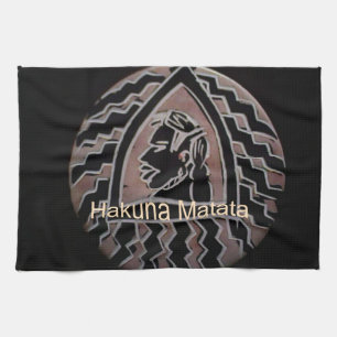 Linge De Cuisine Beauté africaine : Bongo Massai Portrait Art Triba