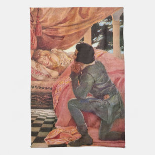 Linge De Cuisine Beauté vintage du sommeil par Jessie Willcox Smith