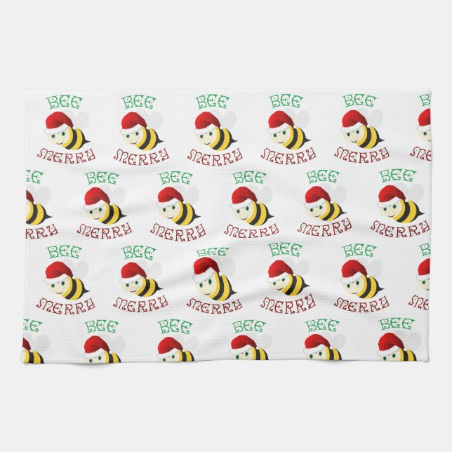 Linge De Cuisine Bee Merry (Horizontal)