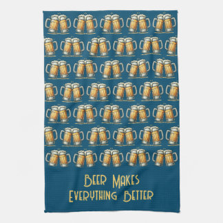 Linge De Cuisine Beer Makes Everything Better Kitchen Towel