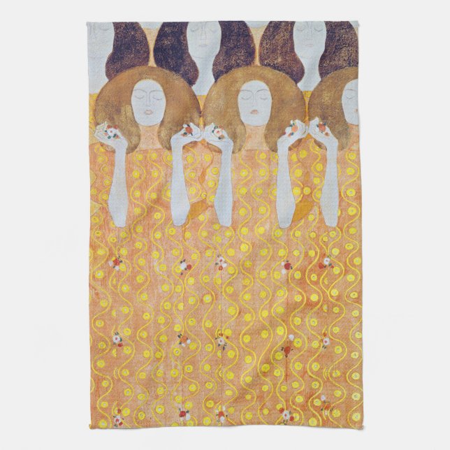 Linge De Cuisine Beethoven Frieze (détail), Gustav Klimt (Vertical)
