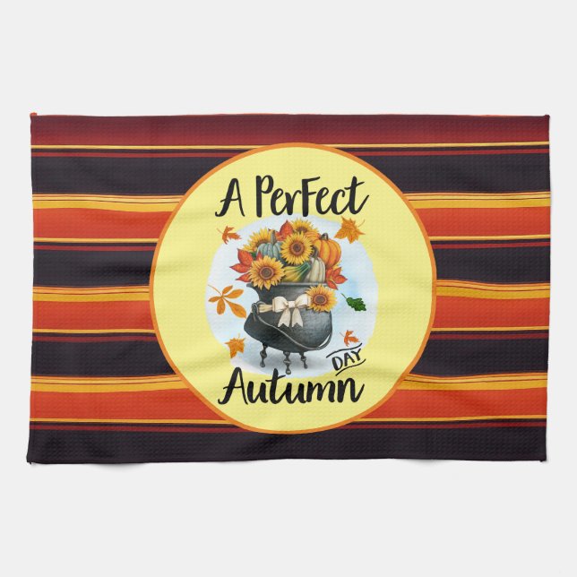 Linge De Cuisine Belle collection d'automne moderne Thanksgiving (Horizontal)