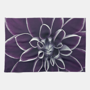 Linge De Cuisine Belle florale violette