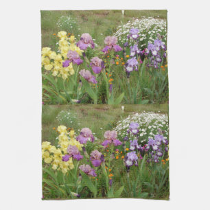 Linge De Cuisine Belle Iris Fleur violet Fleur Photo