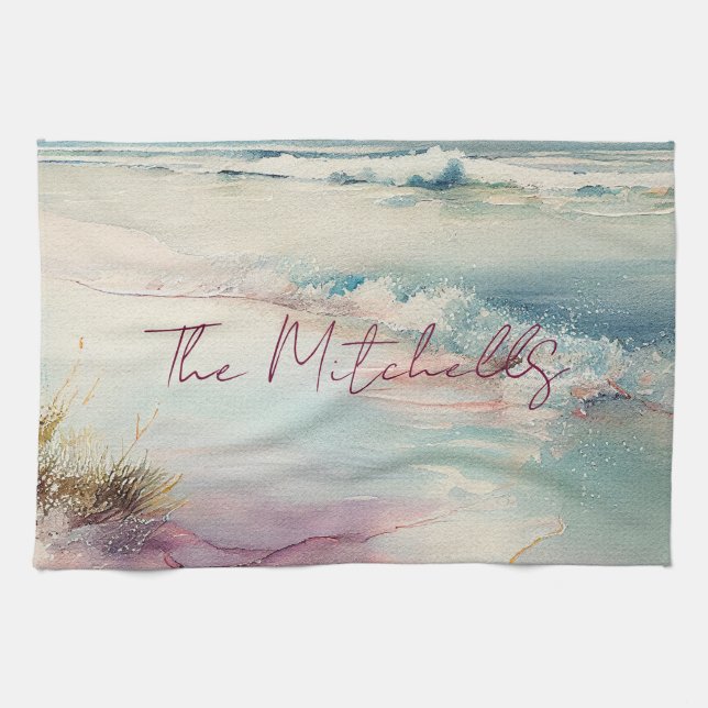 Linge De Cuisine Belle plage (Horizontal)